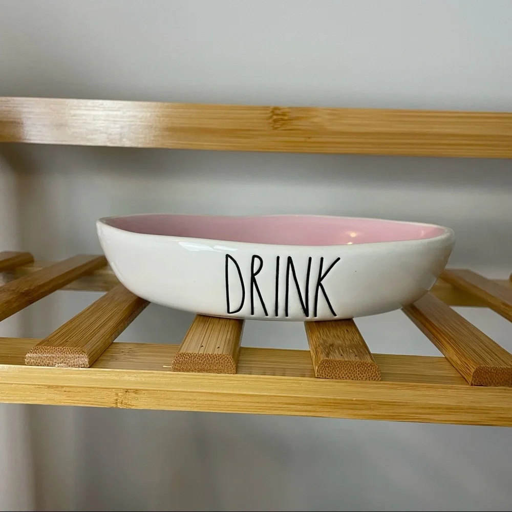Rae Dunn Small Pet Water Bowl